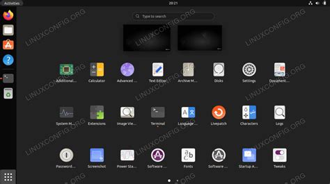 How To Install Gnome On Ubuntu Lts Jammy Jellyfish Linuxconfig