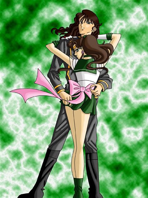 Sailor Jupiter And Nephrite By Amayakouryuu On Deviantart Sailor Jupiter Sailor Moon Manga