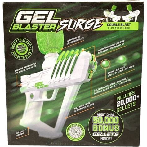 Gel Blaster Surge2pk Surge Double Blast 2 Player Pack With 70000