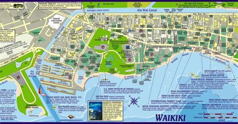 Printable Map Of Waikiki