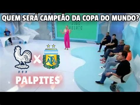 JOGO ABERTO AO VIVO PALPITES PARA FRANÇA X ARGENTINA FINAL DA COPA DO