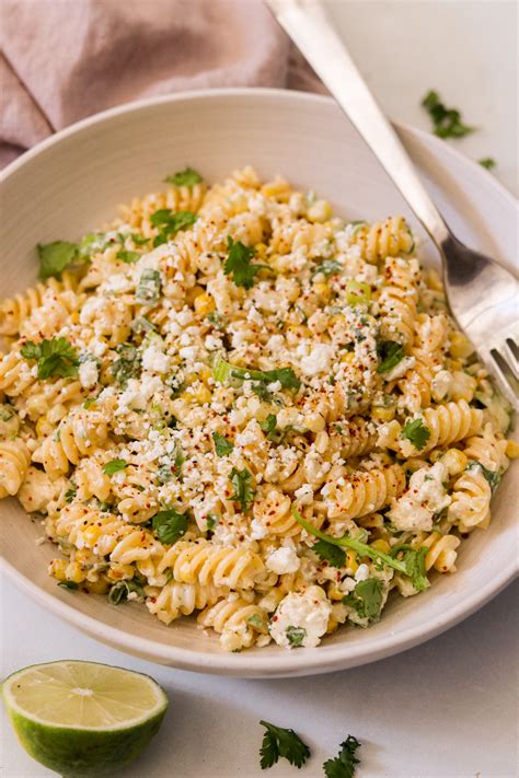 Easy Minute Mexican Street Corn Pasta Salad Recipe