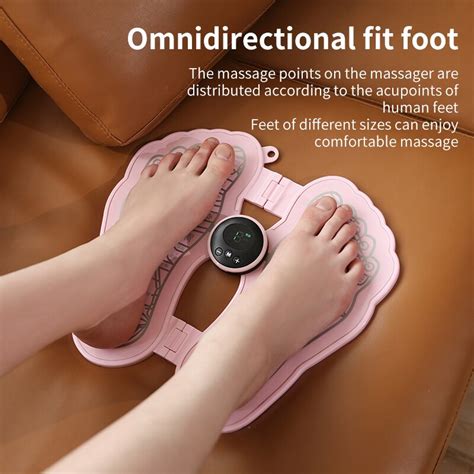 Acupuncture Pad Electric Ems Foot Massage Circulation Pad Prissy Feet