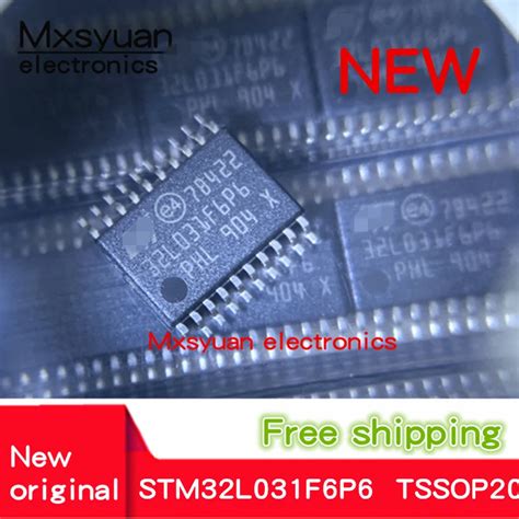 10PCS 50PCS LOT STM32L031F6P6 32L031F6P6 TSSOP20 100 New Original Air