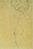 Gustav Klimt Three Standing Nudes