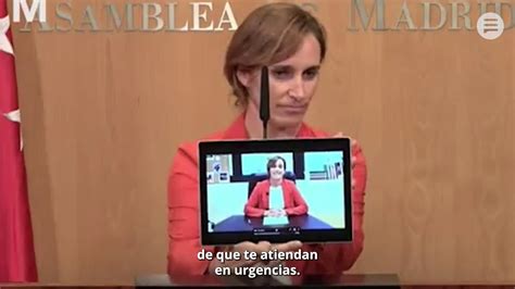 M S Madrid M Nica Garc A Cr Tica Las Videoconsultas De Ayuso Dando