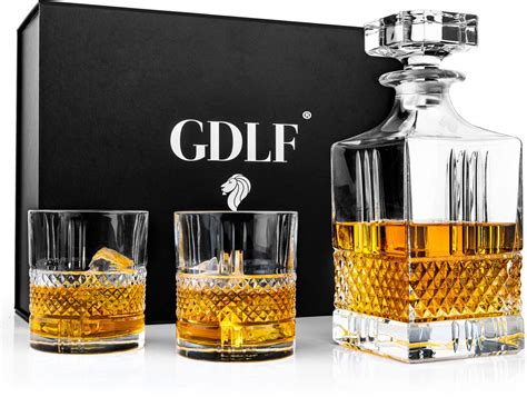 Gdlf Kristal Whiskey Karaf Set Superior In Een Luxe Geschenkdoos