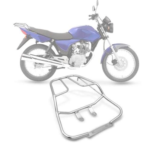 Bagageiro Suporte Bauleto Pro Tork Sans O Moto Fan A Titan