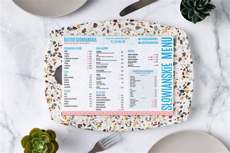 Restaurant Menu Portfolio set on Behance