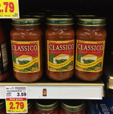 Update New Classico Pasta Sauce Coupon Catalina Deal Kroger Krazy