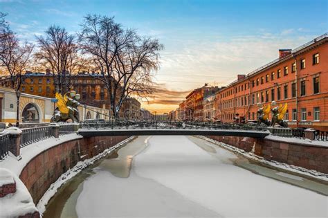 St Petersburg in winter stock photo. Image of landmark - 123678622