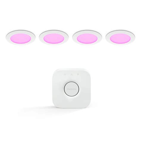 Bundle: Slim downlight (4) + Bridge | Philips Hue