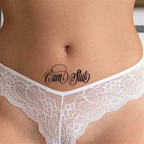 X Kinky Adult Temporary Tattoos Tramp Stamps Ddlg Bdsm Owned Sexy