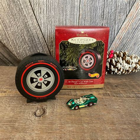 Vintage Jet Threat Hot Wheels Christmas Ornament Hallmark Keepsake Ornament Holiday Matchbox