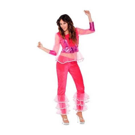 Disfraz De Chica Disco Rosa Adulto Disfraceselcarnaval Es