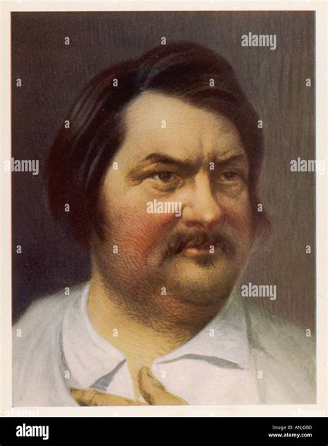honore de balzac stock photo alamy