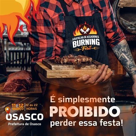 Burning Fest Osasco A Batalha De Assadores 2023 Em Osasco Sympla