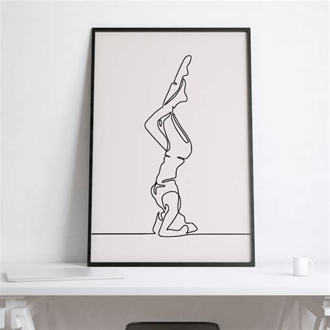 Nude Handstand Etsy