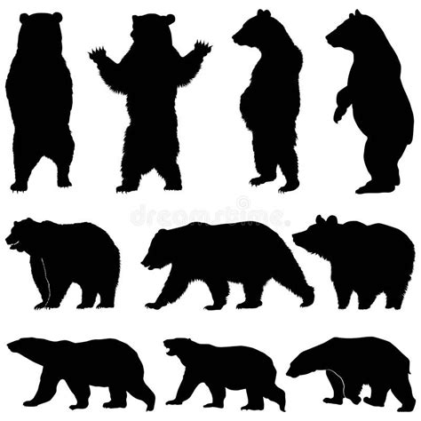 Silhouette Scary Bear Stock Illustrations 260 Silhouette Scary Bear Stock Illustrations