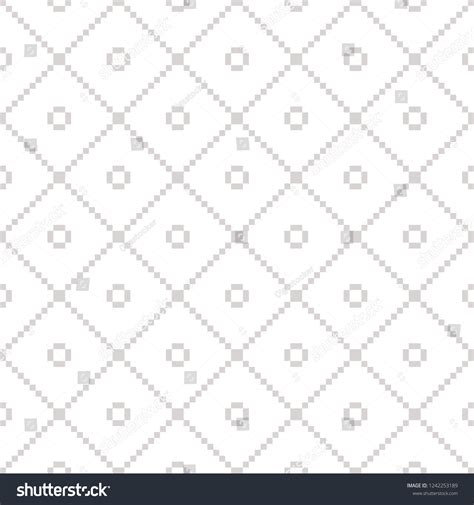 Square Grid Seamless Pattern Subtle Vector Stock Vector Royalty Free