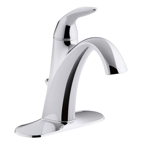 KOHLER Alteo Polished Chrome 1-handle Single Hole WaterSense Bathroom ...