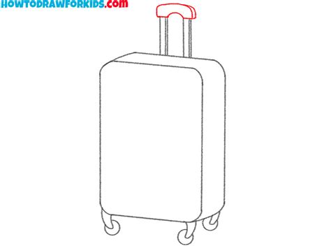 How To Draw A Suitcase Easy Drawing Tutorial For Kids