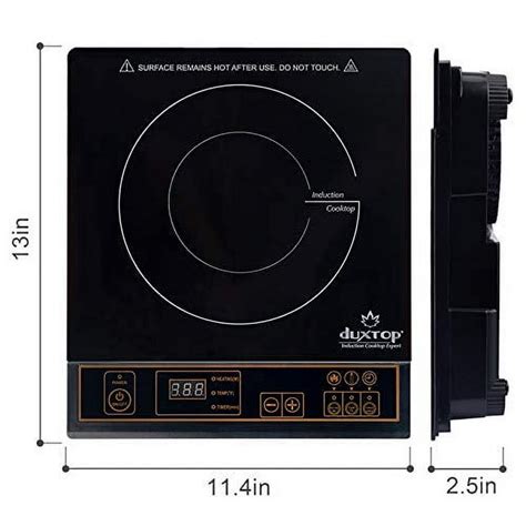 Duxtop 1800W Portable Induction Cooktop Countertop Burner,, 46% OFF