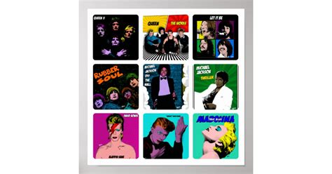 Album Covers Pop Art Poster | Zazzle