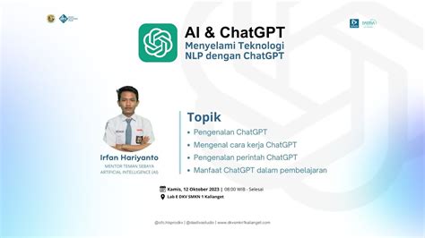 Tutor Teman Sebaya Ai And Chatgpt Hispro Dkv Smk Negeri 1 Kalianget