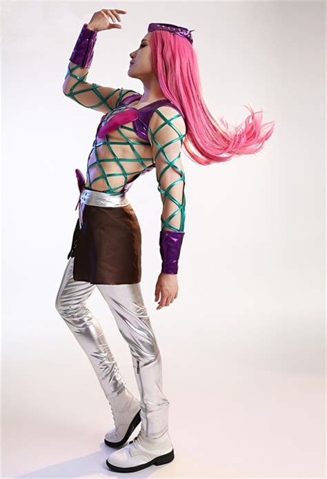 US$ 75.99 - JoJo's Bizarre Adventure Narciso Anasui Cosplay Costume ...