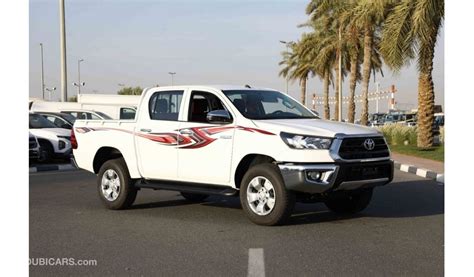 New 2023 Toyota Hilux 4x4 DC 2.4 D MT - White inside Maroon | Export Only 2023 for sale in Dubai ...