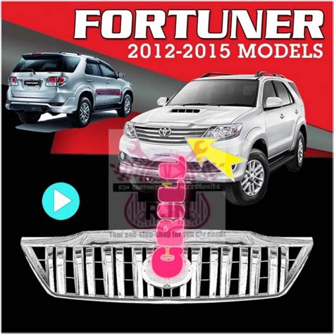 Grill Prado For Toyota Fortuner Chrome Lazada Ph