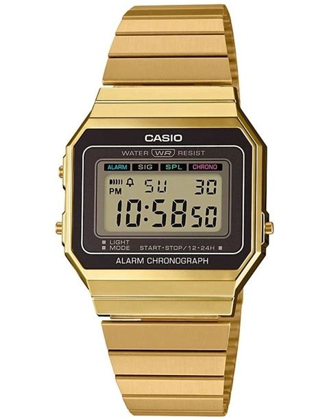 Casio Unisex Gold Tone Stainless Steel Mesh Bracelet Watch Reviews All