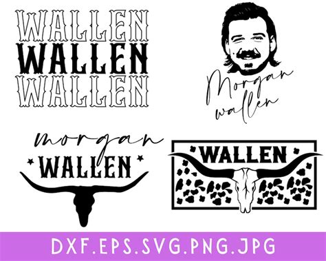 Morgan Wallen Svg Bundle Morgan Wallen Png Svg Files For Cricut Morgan Wallen Ts Morgan