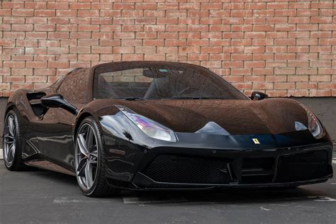 Ferrari 488 Spider Black - West Coast Luxury Car Rental