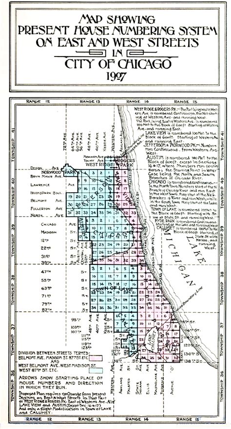 Map Of Chicago Streets With Grid Western Europe Map