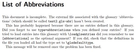 Luatex List Of Symbols And List Of Abbreviations TeX LaTeX Stack