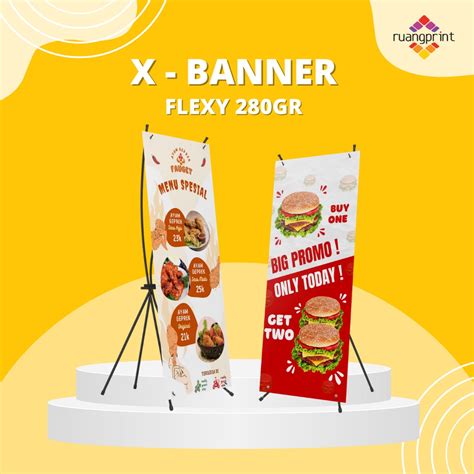 Jual Cetak X Banner X X Banner Bahan Flexy Gr Cetak X