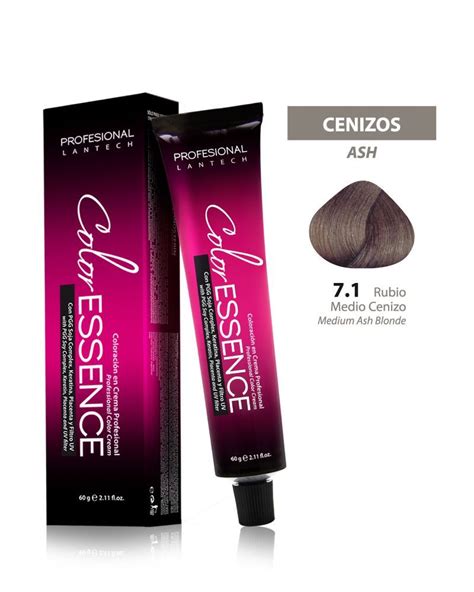 Tinte Color Essence Rubio Medio Cenizo 7 1 Tubo 60g ESTILOS