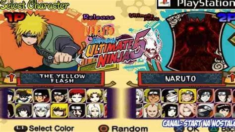 Cara Lengkap Karakter Naruto Ultimade Ninja 5 Ps2 Ultimate Ninja 5