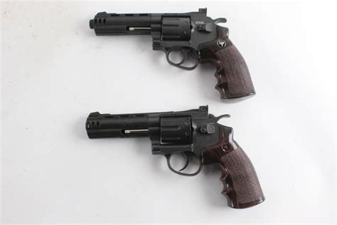 Crosman GF600 Airsoft Revolvers 2 Pieces Property Room