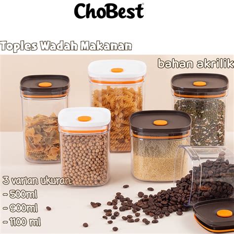 Jual Chobest Toples Lebaran Kedap Udara Toples Minimalis Akrilik