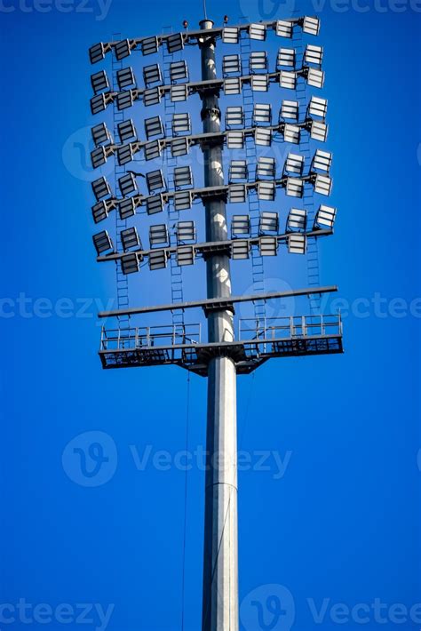 Cricket stadium flood lights poles at Delhi, India, Cricket Stadium ...