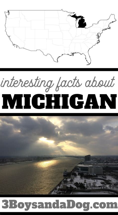 Interesting Facts About Michigan State Michigan Facts Fun Facts