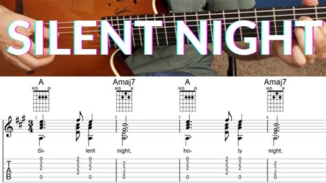 Silent Night Fingerstyle Guitar Tab Youtube