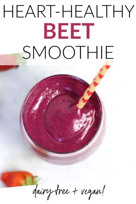 Heart Healthy Beet Smoothie Whitney E Rd Recipe Beet Smoothie