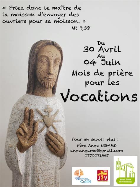 Journ E Mondiale De Pri Re Pour Les Vocations Avril Eglise