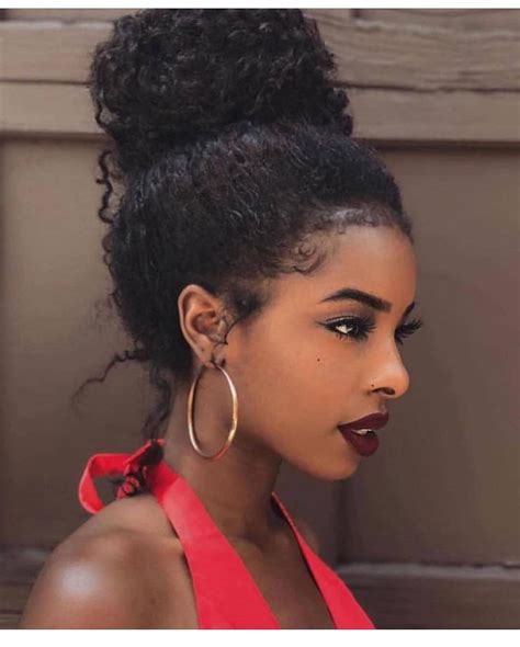 Black Hairstyle Messy Bun Best Hairstyles Ideas