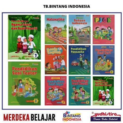 Jual Yudistira Buku Pelajaran Kurikulum Merdeka Kelas 1 Sd Mi Shopee