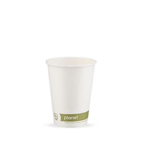 Planet Aqueous Lined Single Wall Paper Hot Cup 34cl 34cl 12oz Paper 1